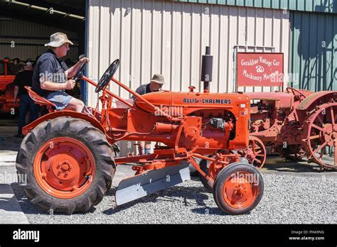 Vintage Allis Chalmers Tractor At The Transport And Machinery Museum In