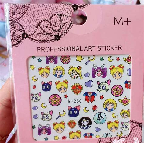 Cute Sailor Moon Nail Stickers Pn0432 Pennycrafts