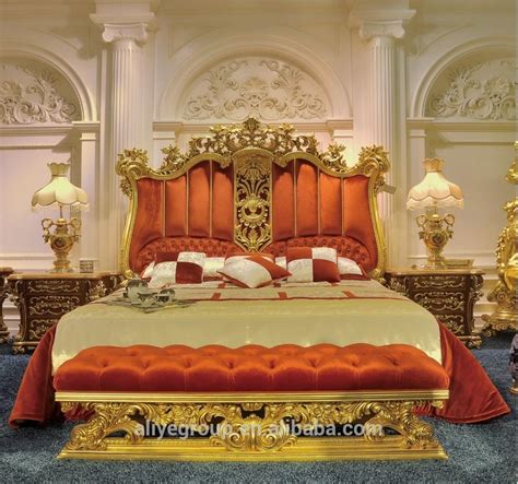 Art23101 French Rococo Style Royal King Size Bed Fantastic Palace