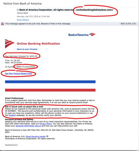 Current Phishing Scams For Bank Of America Lovid