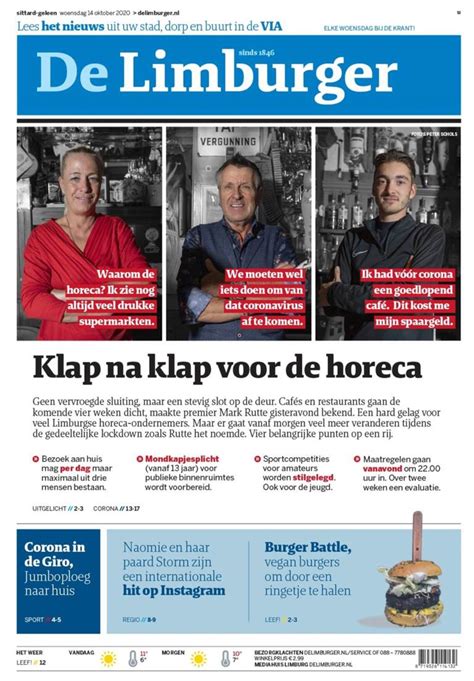 Recent bekroond met een tegel (de belangrijkste journalistieke prijs in nl) in de categorie regionaal/lokaal. De Limburger