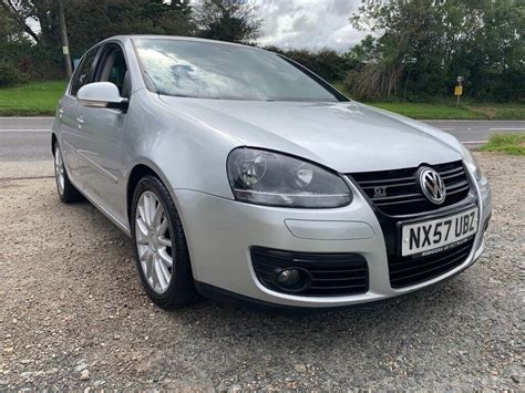 Volkswagen Golf 20 Gt Tdi 140 Silver 5dr 2007 In Newquay Cornwall