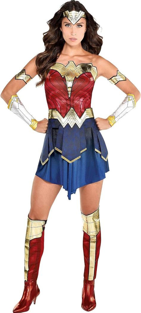 Party City Wonder Woman 1984 Halloween Costume For Women Includes Dress And