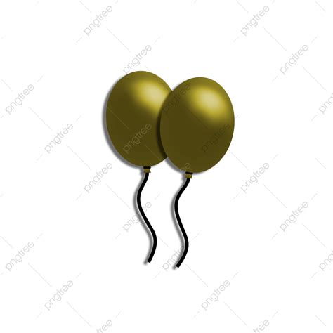 Two Gold Balloon Hot Air Balloon Brown Balloon Weather Balloon Png