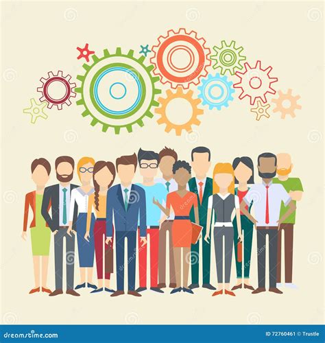 Set Of Business People Stock Vector Illustration Of Diversity 72760461