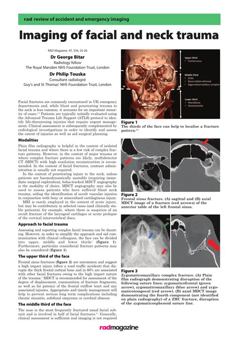 Pdf Imaging Of Facial And Neck Trauma