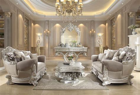 Homey Design Hd 372 Prosper Formal Living Room Set Dallas Designer