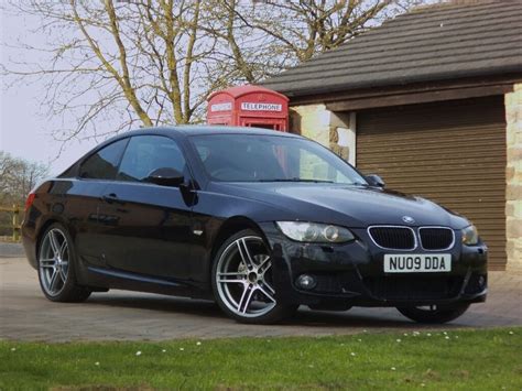 2009/09 BMW 320I M SPORT COUPE BLACK PETROL 19" ALLOYS ...