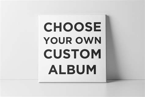 Custom Album Canvas Music Art Choose Any Album Apple Etsy