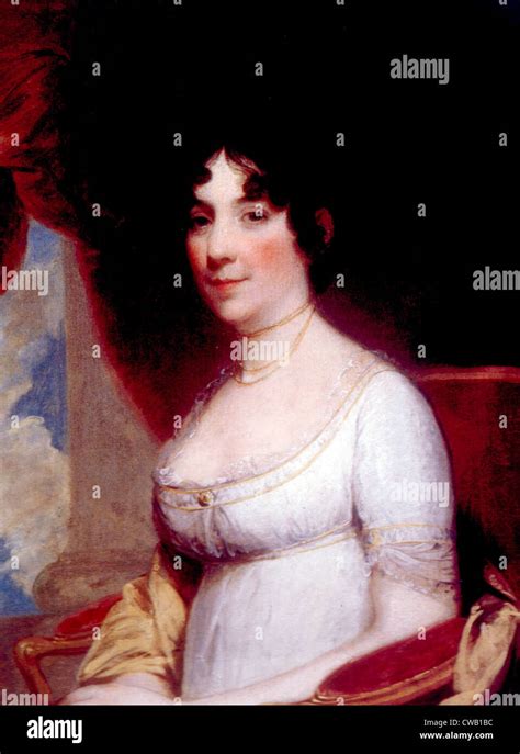 Dolley Madison 1768 1849 First Lady 1809 1817 Portrait By Gilbert