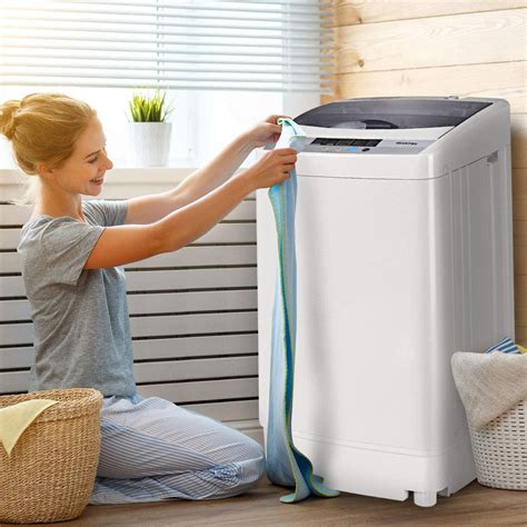 Buy Giantex Full Automatic Washing Machine Portable Compact 1 34 Cu Ft