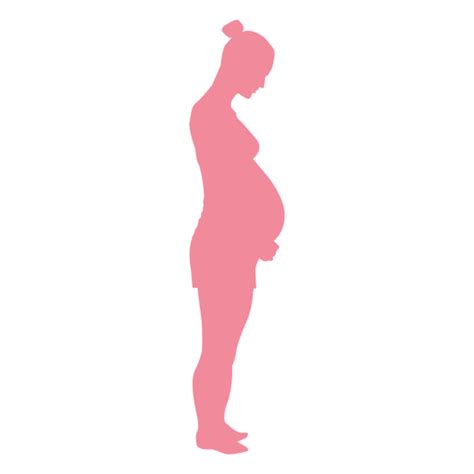 Woman Pregnancy Belly Silhouette Transparent Png Svg Vector File The