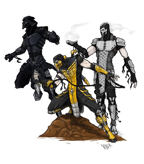 Artstation Mortal Kombat Ninjas Vladimir Lemajic Mortal Kombat