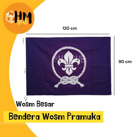 Detail Bendera Wosm Pramuka Koleksi Nomer 12