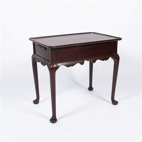 Queen Anne Tray Top Tea Table In Mahogany Cowans Auction House The