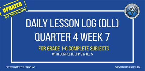 Dll English Q W For Teachers In Deped Grade Daily Lesson Log My Xxx
