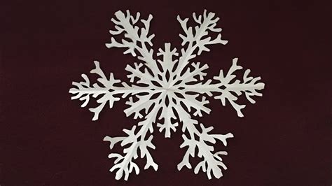 How To Make Beautiful Paper Snowflake Youtube