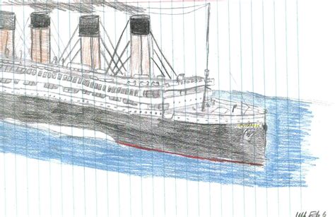 My first Titanic drawing