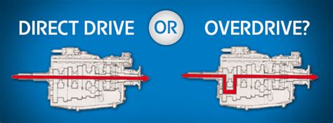 Direct Drive Or Overdrive