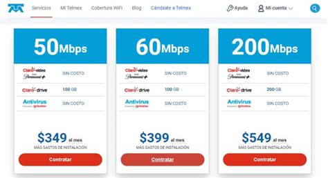 Paquetes De Telmex Infinitum Solo Internet Precios Ventajas