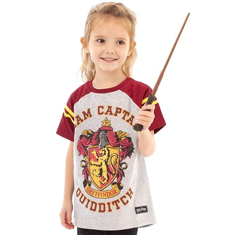 Harry Potter Official Girls Gryffindor Quidditch Team Captain Girl S T