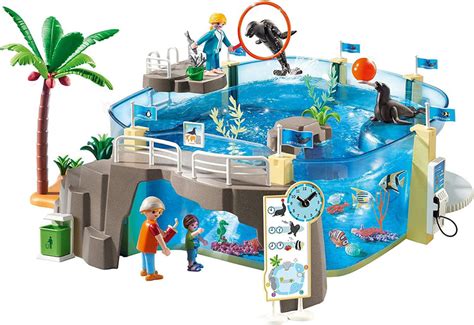 Playmobil 9060 Aquarium Building Set 112 Pieces Free Shipping