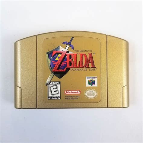 Legend Of Zelda Ocarina Of Time Collectors Edition Nintendo 64 N64 Gold