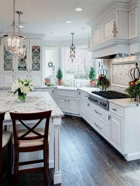 36 Best White Kitchen Design Ideas For White Cabinets 00013 In 2020