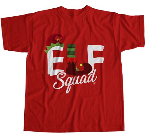 1tee Mens Elf Squad T Shirt Ebay