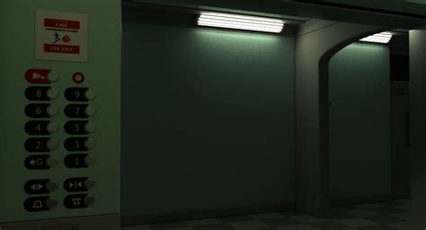 Scary Hallway 3d Model Cgtrader