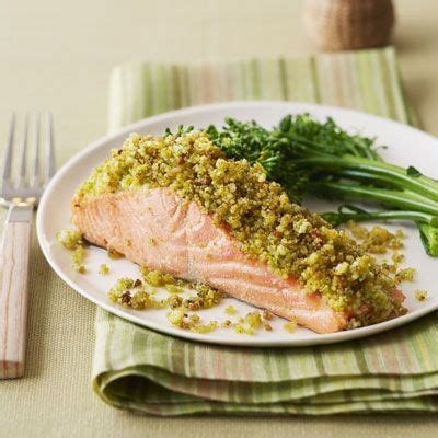 The couscous is fluffy and fresh, packed full of. Couscous-Crusted Salmon | Recipe | Seafood recipes ...