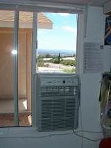 Pictures of Sliding Window Air Conditioner Installation