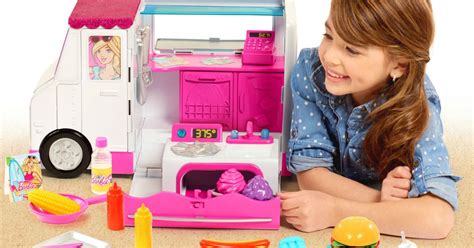 The barbie food truck is an accessory for your barbie dolls and a roleplay set for you! Barbie Food Truck ONLY $24.87 (Regularly $59.99) - Hip2Save