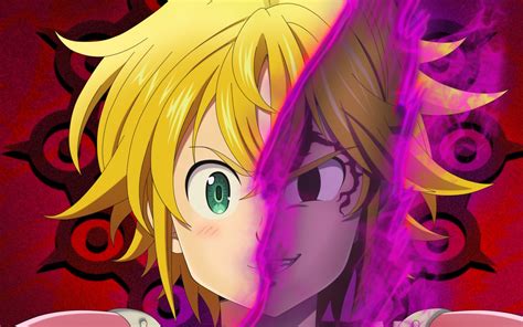 Wallpaper Of Anime Green Eyes Meliodas The Seven Deadly