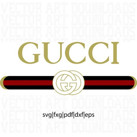 Gucci Washed Inspired Logo Vector Art Dxf Eps Svg Png Etsy