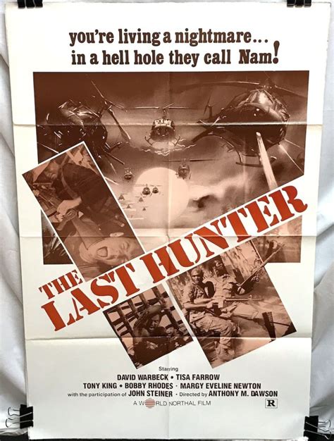 The Last Hunter 1980 One Sheet Poster