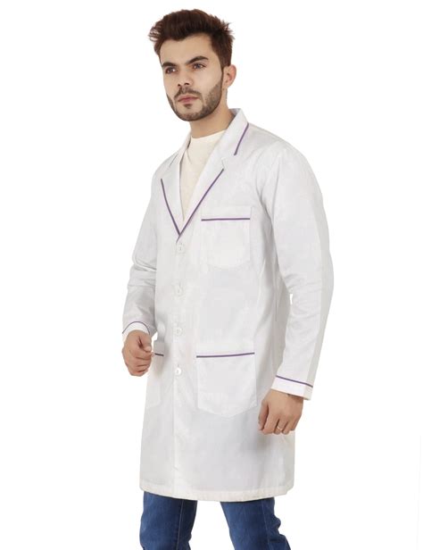 Choozee Unisex White Doctor Coat With Lining For Hospital Size