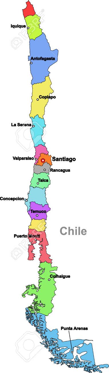 Mapa De Chile Con Nombres Para Imprimir En Pdf 2021 Images And Photos
