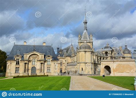 The Chateau De Chantilly Is A Historic Castle Located In Chantilly
