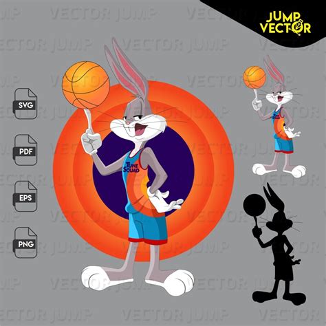 Bugs Bunny Space Jam File Svg Pdf Eps Png High Etsy My Xxx Hot Girl