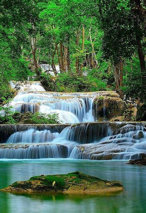 Thailand Beautiful Waterfalls Beautiful Landscapes Natural Waterfalls