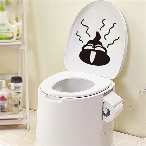 Buy Funny Toilet Seat Stool Vinyl Wall Sticker Decals