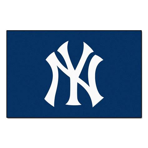 Yankees logo new york yankees baseball. FANMATS New York Yankees 2 ft. x 3 ft. Area Rug-6342 - The Home Depot