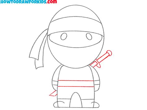 How To Draw A Ninja Step By Step Easy Drawing Tutorial For Kids