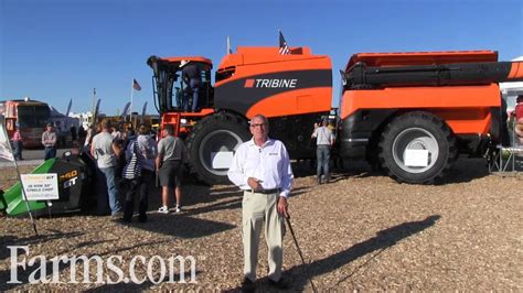 Tribine Harvester Introduced At Farm Progress Show 2016 Youtube