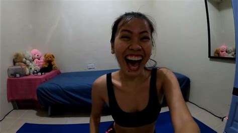 Filipina Home Workout Cebu Tiny Island Girl Youtube