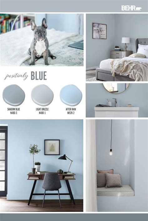 Positively Blue Color Palette Colorfully Behr Light Blue Living