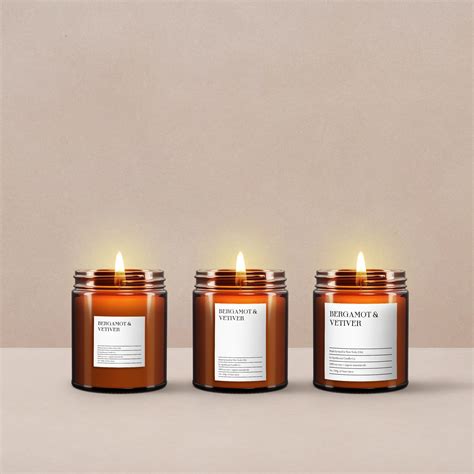 Candle Label Template Completely Editable Diy Template For Etsy