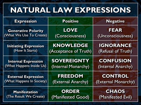 The Positive And Negative Expressions Of Natural Law Annie Horkan