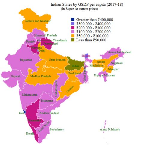 India's real gross domestic product (gdp) at current prices stood at rs. GDP per capita of Indian states | Indian states GDP per ...